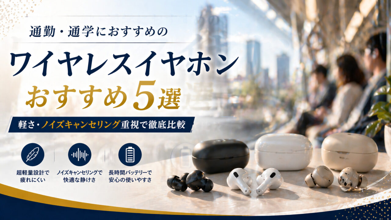 ワイヤレスイヤホン