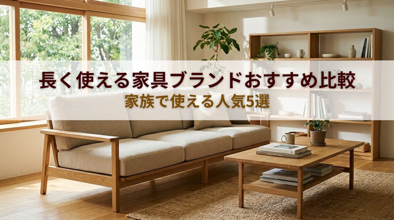 長く使える家具ブランド